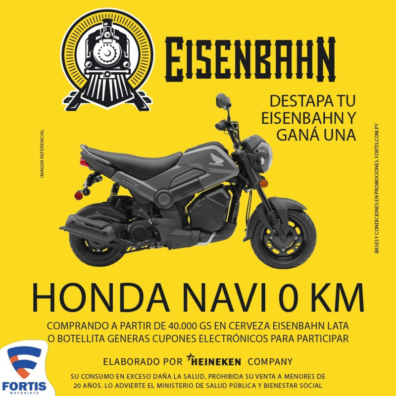 DESTAPA TU EISENBAHN Y GANA UNA HONDA NAVI