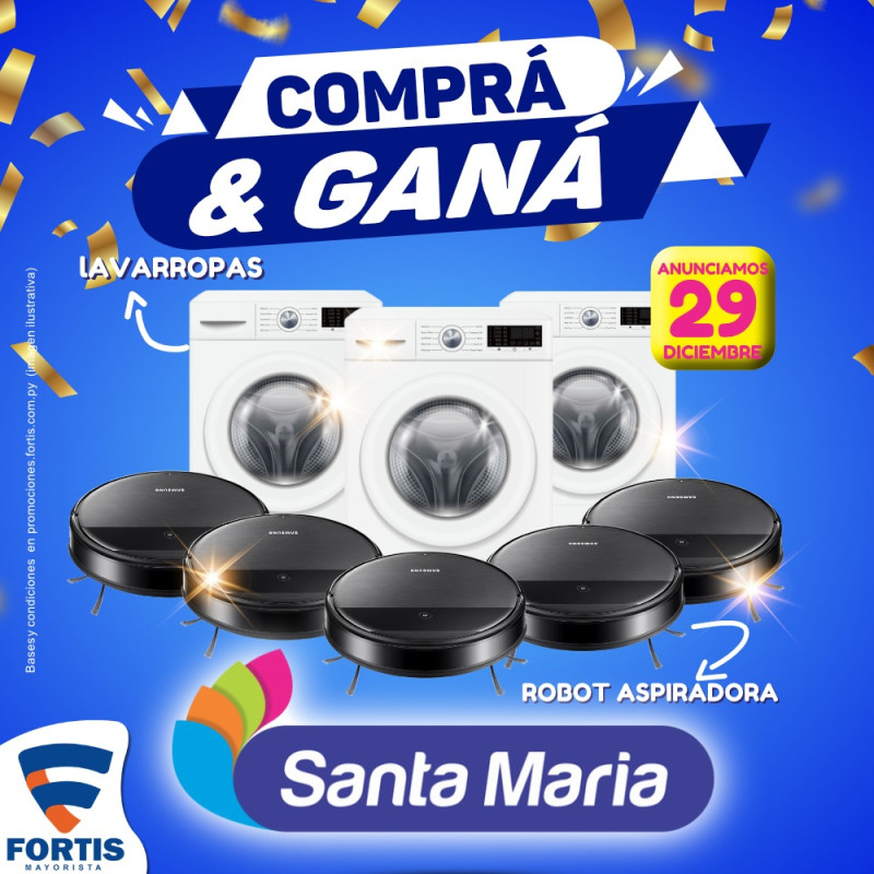 COMPRA Y GANA CON SANTA MARIA