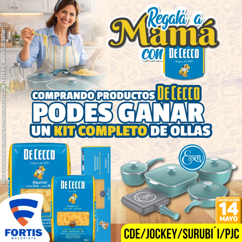 REGALA A MAMA CON DE CECCO