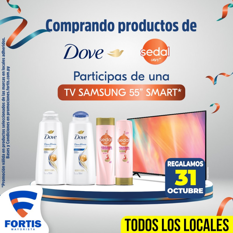 Promoción Fortis Dove y Sedal te premian